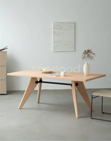 SOOGOOD Elowen Rustic Solid Wood Dining Table from SOOGOOD
