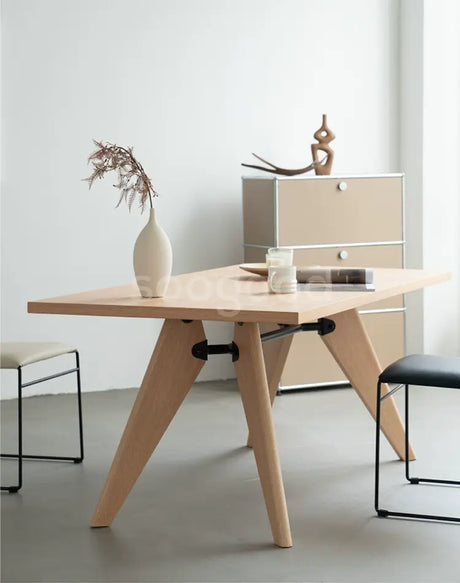 SOOGOOD Elowen Rustic Solid Wood Dining Table from SOOGOOD
