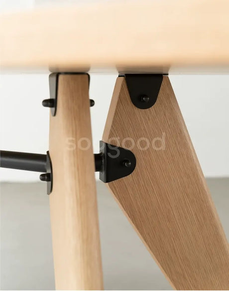 SOOGOOD Elowen Rustic Solid Wood Dining Table from SOOGOOD