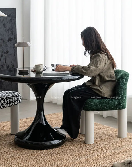 SOOGOOD Elowen Scandinavian Design Wool Dining Chair from SOOGOOD