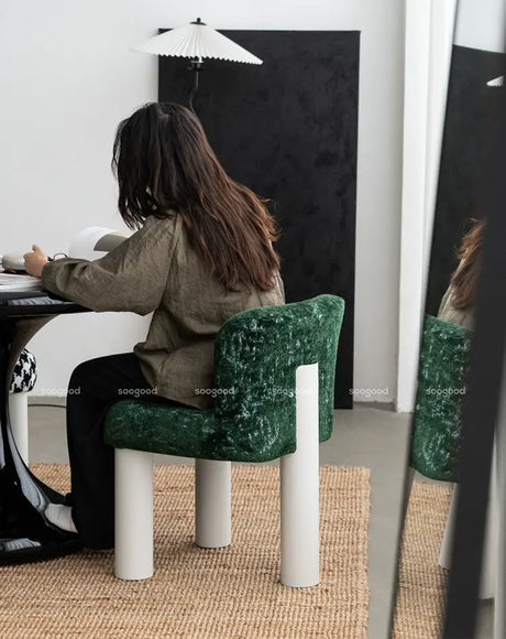 SOOGOOD Elowen Scandinavian Design Wool Dining Chair from SOOGOOD