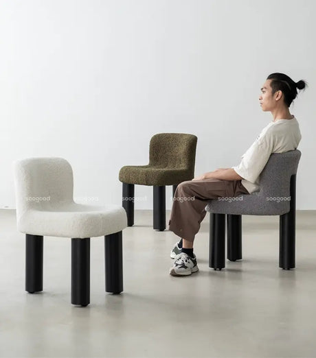 SOOGOOD Elowen Scandinavian Design Wool Dining Chair from SOOGOOD
