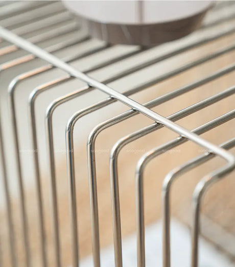 SOOGOOD Elowen Sleek Minimalist Stainless Steel Side Table from SOOGOOD