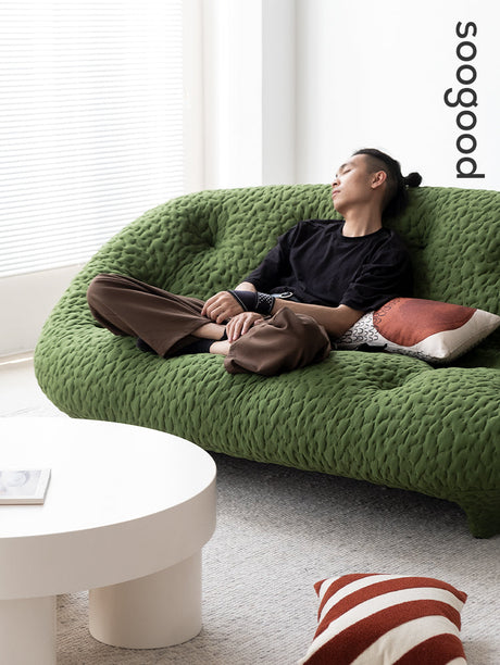 SOOGOOD Elowen Stylish Minimalist Crooked Retro Sofa from SOOGOOD