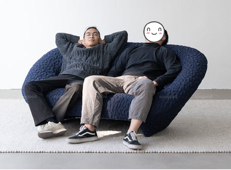 SOOGOOD Elowen Stylish Minimalist Crooked Retro Sofa from SOOGOOD