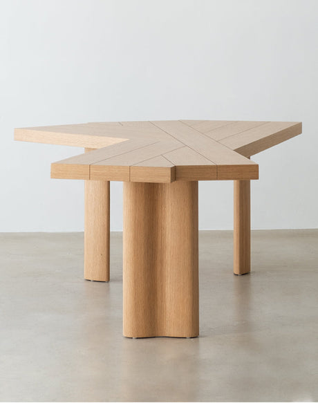 SOOGOOD Juniper Modern Solid Wood Conference Desk from SOOGOOD
