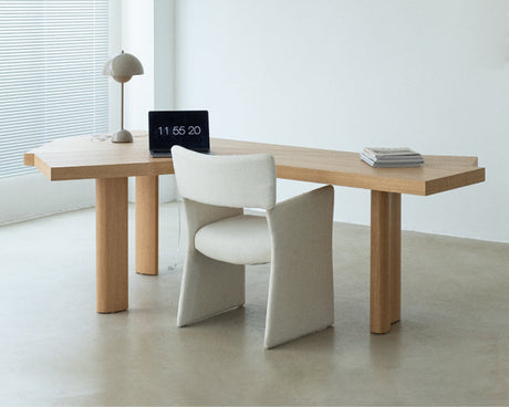 SOOGOOD Juniper Modern Solid Wood Conference Desk from SOOGOOD