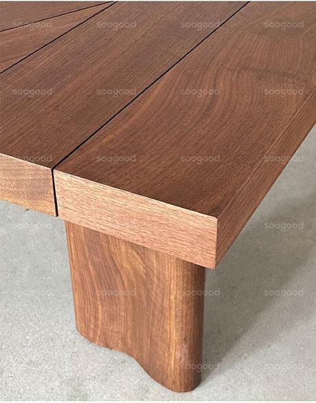 SOOGOOD Juniper Modern Solid Wood Conference Desk from SOOGOOD