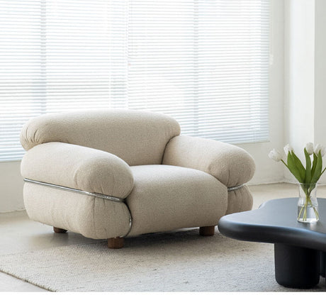 SOOGOOD Juniper Stylish Steel Rim Designer Sofa - Bauhaus Inspired from SOOGOOD