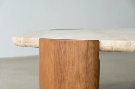 SOOGOOD Kaori Elegant Natural Travertine Coffee Table from SOOGOOD