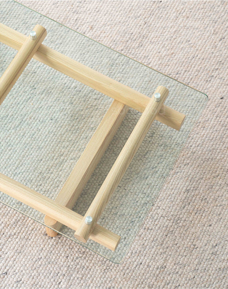 SOOGOOD Kaori Elegant Nordic Solid Wood Coffee Table from SOOGOOD
