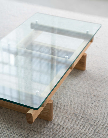 SOOGOOD Kaori Elegant Nordic Solid Wood Coffee Table from SOOGOOD