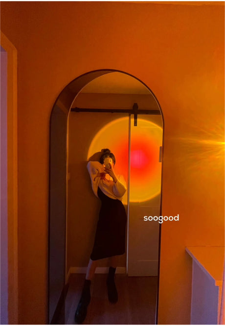SOOGOOD Norrköping Elegant Minimalist Wall Hanging Mirror from SOOGOOD