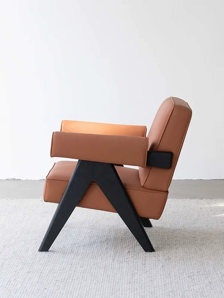 SOOGOOD Tamsin Tranquil Antique Wood Designer Living Room Chair from SOOGOOD