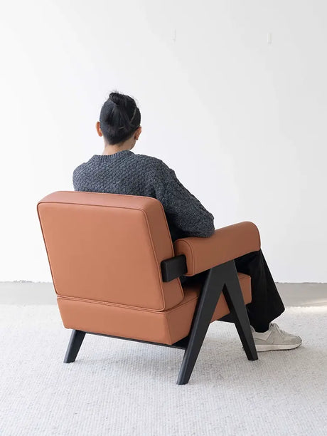 SOOGOOD Tamsin Tranquil Antique Wood Designer Living Room Chair from SOOGOOD