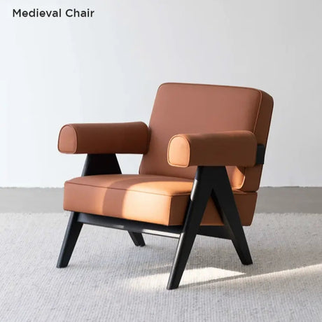 SOOGOOD Tamsin Tranquil Antique Wood Designer Living Room Chair from SOOGOOD