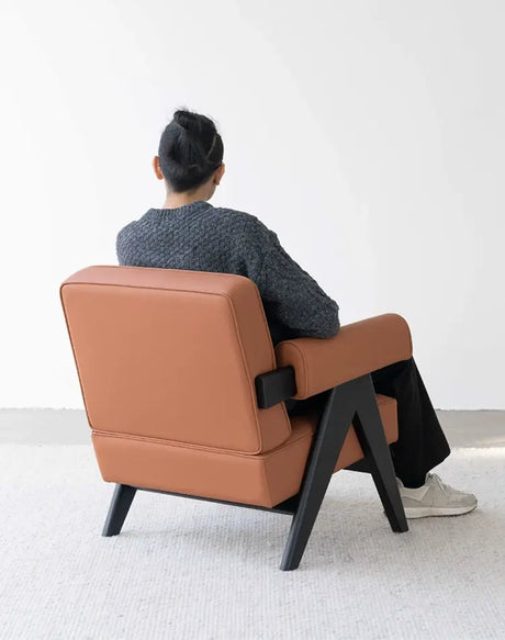 SOOGOOD Tamsin Tranquil Antique Wood Designer Living Room Chair from SOOGOOD