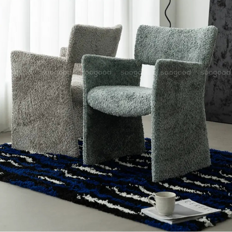 SOOGOOD Thibault Luxurious Cherry Velvet Dining Chair from SOOGOOD