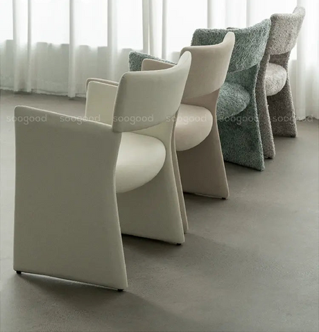 SOOGOOD Thibault Luxurious Cherry Velvet Dining Chair from SOOGOOD
