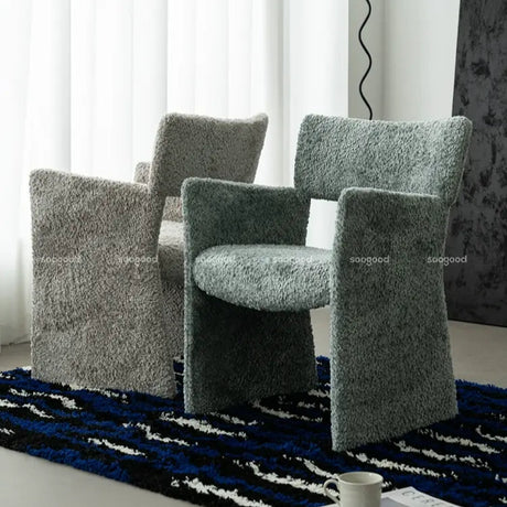 SOOGOOD Thibault Luxurious Cherry Velvet Dining Chair from SOOGOOD