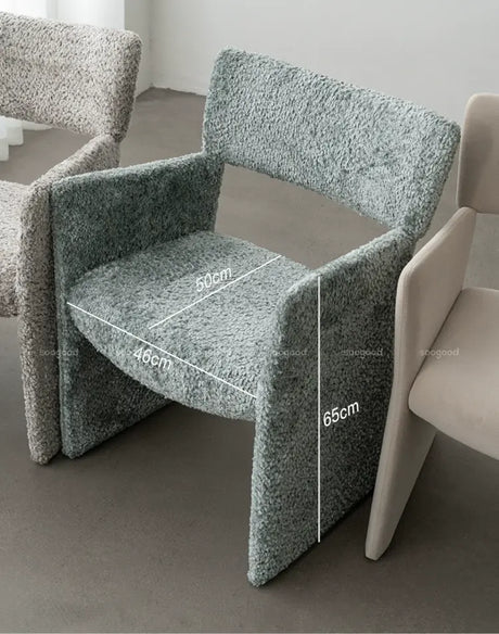 SOOGOOD Thibault Luxurious Cherry Velvet Dining Chair from SOOGOOD