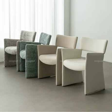 SOOGOOD Thibault Luxurious Cherry Velvet Dining Chair from SOOGOOD