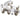 SUNNY Isadora Scandinavian Simple Light Luxury Café Table and Chair Set from SUNNY