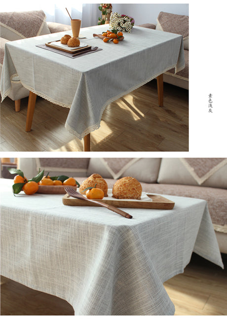 CHESTNUT COCOON Akihiro Elegant Linen Tablecloth from CHESTNUT COCOON