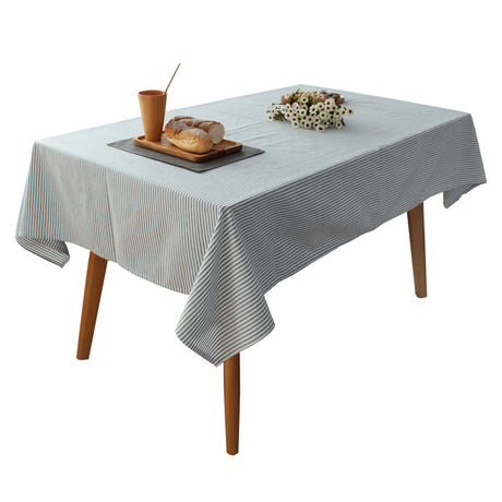 CHESTNUT COCOON Akihiko Elegant Solid Cotton Linen Tablecloth from CHESTNUT COCOON