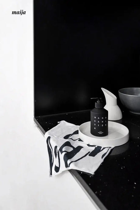 Hand Sanitiser Frosted Glass Refillable Bottle from NICEONE