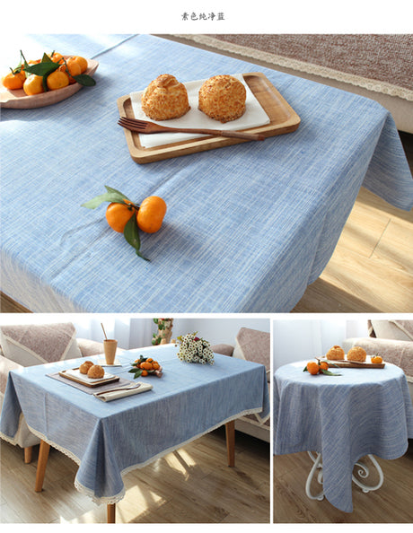 CHESTNUT COCOON Akihiro Elegant Linen Tablecloth from CHESTNUT COCOON
