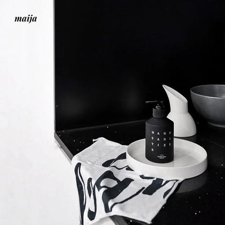 Hand Sanitiser Frosted Glass Refillable Bottle from NICEONE