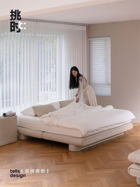 TELLS Akihiko Modern Minimalist Double Bed from TELLS