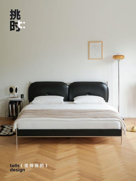 TELLS Amara Luxurious Modern Leather Bed from TELLS