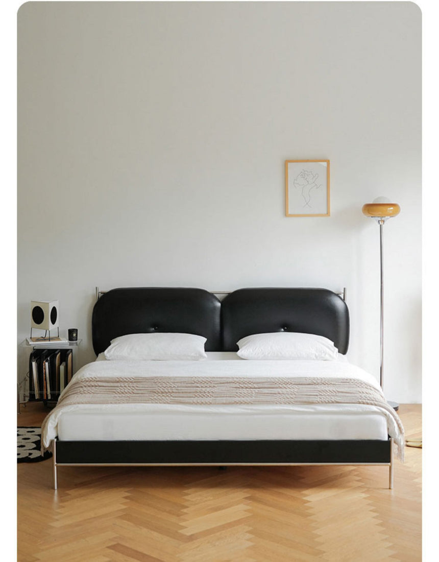 TELLS Amara Luxurious Modern Leather Bed from TELLS