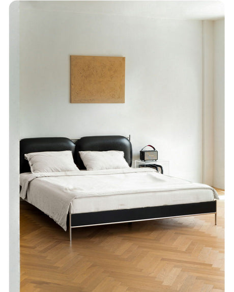 TELLS Amara Luxurious Modern Leather Bed from TELLS