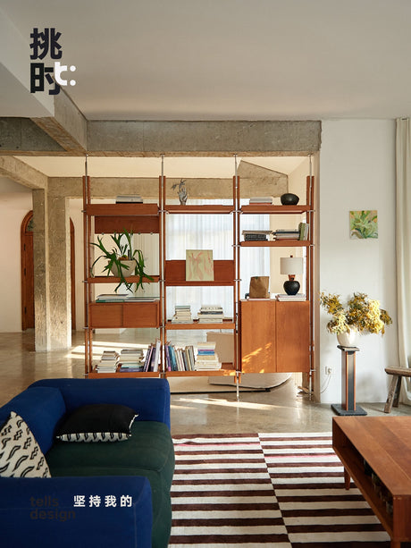 TELLS Anahita Vintage Modular Bookshelf System from TELLS