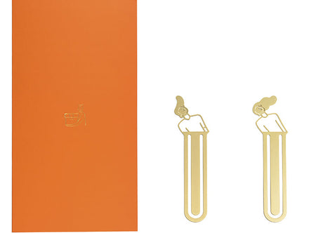 TELLS Arindam Whimsical Brass Bookmark - Creative Qixi Festival Gift from TELLS