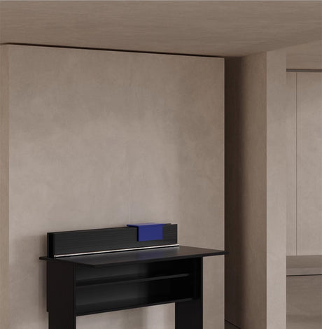 TELLS Aurelius Retro Solid Wood Study Desk - Luxurious Storage with Stylish Light Finish from TELLS