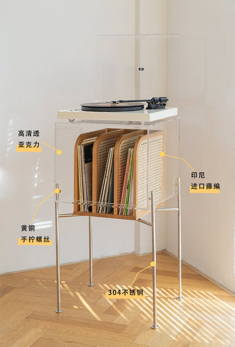 TELLS Borodin Rustic Versatile Metal Storage Scandinavian Bookcase Stand from TELLS