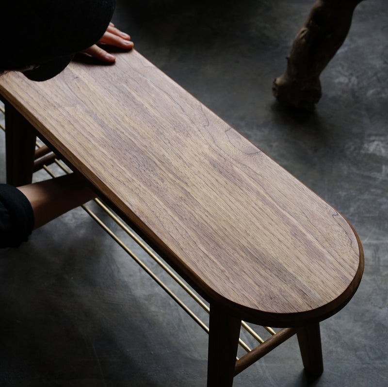 TELLS Isolde Rustic Elegant Long Bench from TELLS