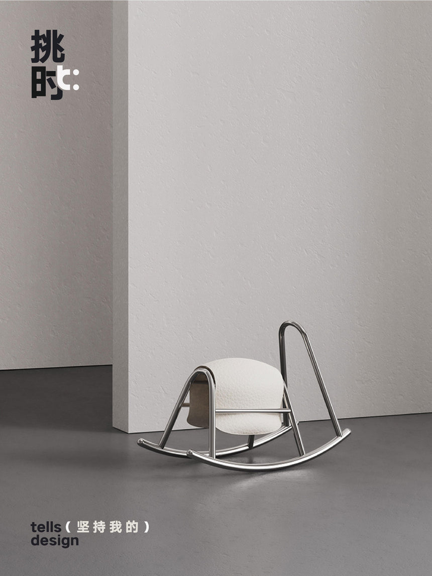 TELLS Kintaro Innovative Stainless Steel Rocking Horse Toy from TELLS