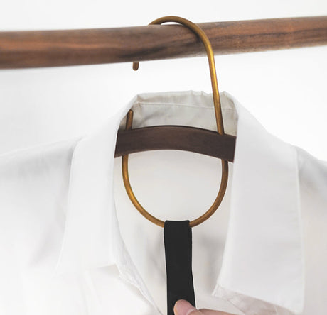 TELLS Marisol Elegant Wall Hanger Solid Wood Clothes Rack from TELLS