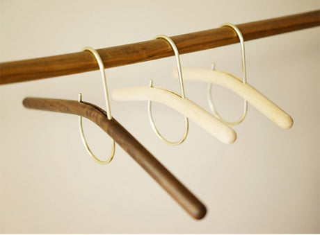 TELLS Marisol Elegant Wall Hanger Solid Wood Clothes Rack from TELLS