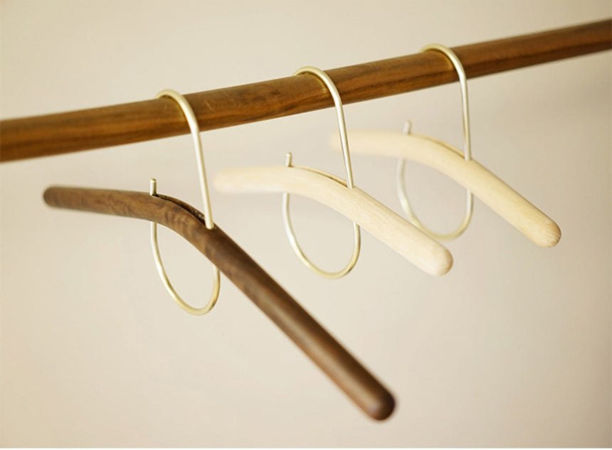 TELLS Marisol Elegant Wall Hanger Solid Wood Clothes Rack from TELLS