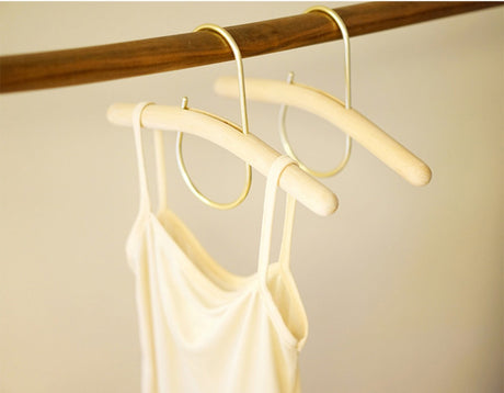 TELLS Marisol Elegant Wall Hanger Solid Wood Clothes Rack from TELLS