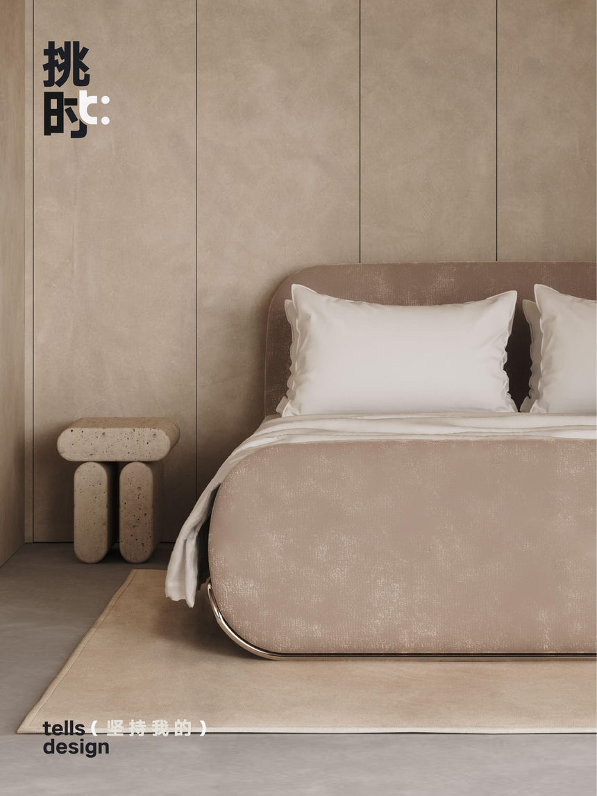 TELLS Marisol Ultra-Soft Luxury Bed with Modern Fabric Technology from TELLS