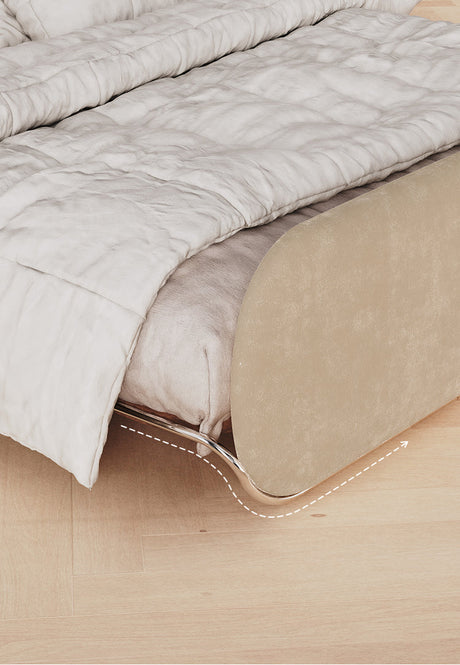 TELLS Marisol Ultra-Soft Luxury Bed with Modern Fabric Technology from TELLS