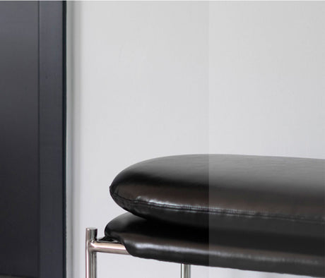 TELLS Marisol Vintage Luxe Leather Porch Bench from TELLS
