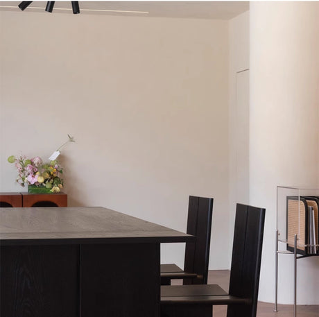 TELLS Santiago Rustic Black Walnut Dining Table from TELLS